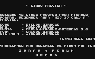C64 GameBase Lingo_[Preview] (Not_Published) 1995